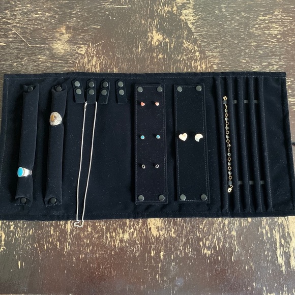 Zebra print jewelry roll - Picture 3 of 5